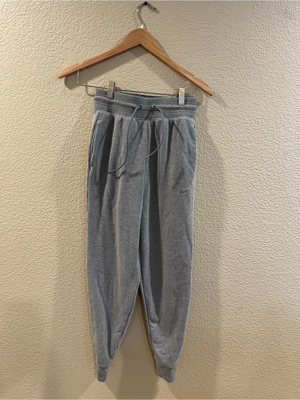 Nike Light Gray Drawstring Joggers